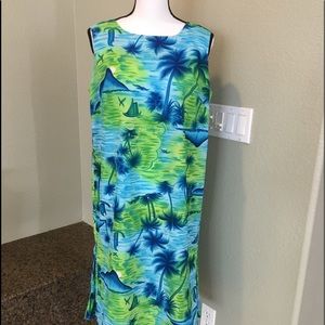 POMARE HAWAII Aloha Dress Size 14 EUC